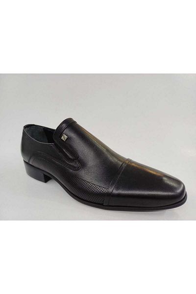 Fosco Genuine Leather Classic Waiter Small Size Shoes