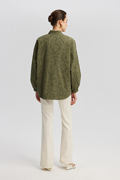 Touché Privé Scallop Embroidered Bomber Jacket