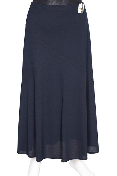 Hermevsim Fusta Damă Turcoaz Bleumarin Cross Model Hesna - Căptușită