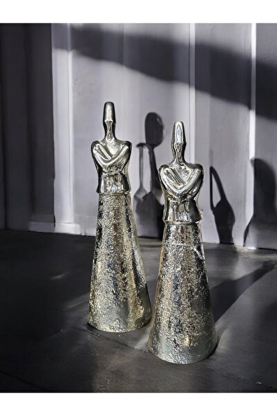 GİTTİGİTTİ 2'li Mevlana Dekoratif Obje Gümüş