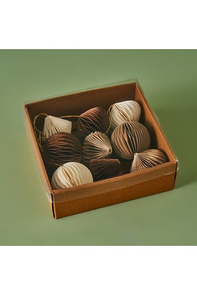 Bella Maison Διακοσμητικό Στολίδι Elio Μπεζ (6 CM)