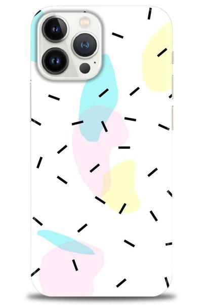 MRCİLETİSİM Tecno Spark 10 Pro Case Hd Printed Case - Bars and Colors