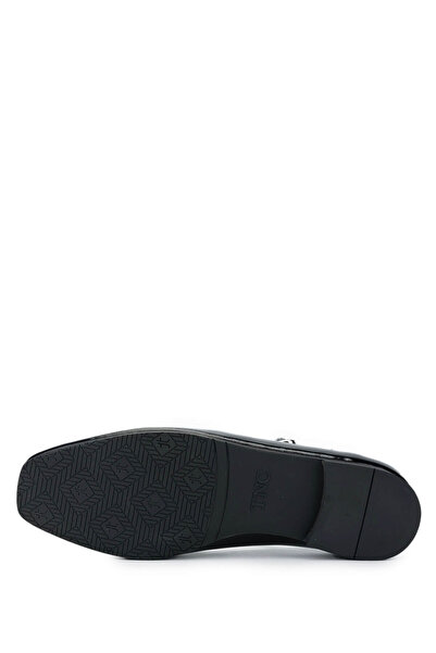 Tamer Tanca Women's Genuine Leather Black Patent Leather Ballet Shoes