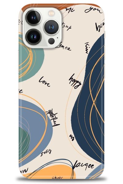 MRCİLETİSİM Realme C53 Case Hd Printed Case - Happy