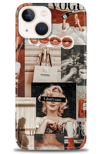 GMOtp حافظة آيفون 14 مطبوعة بدقة عالية - لا أهتم