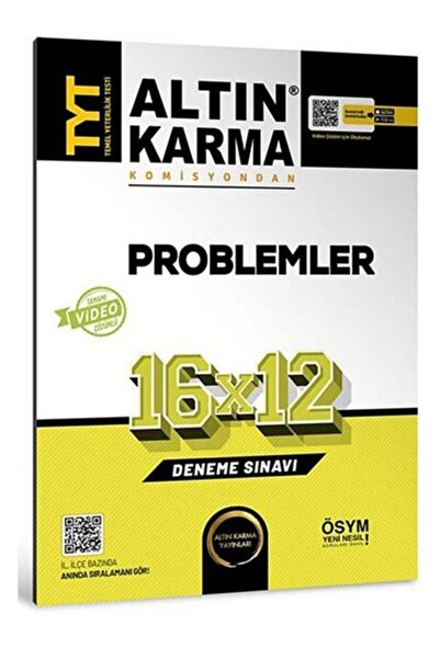 Genel Markalar Altınkarma Tyt Problemler 16x12 Deneme Sınavı 2023