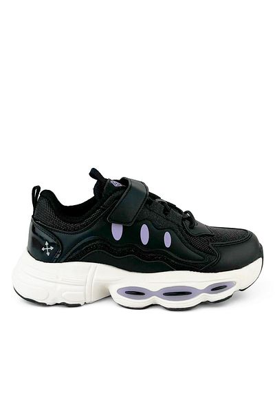 Cici Bebe Ayakkabı Bloom Black Lilac Girls' Sneaker Sneakers