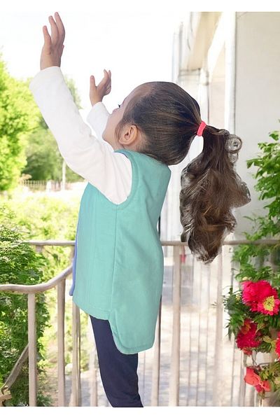 Joyous Mom Kids Muslin Baby Vest Organic Muslin Children's Vest Newborn Vest Winter Baby and Children's Vest