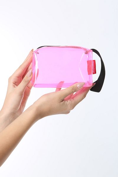 Baghashtag Mini Square Makeup Bag - Cosmetic Bag Mockup