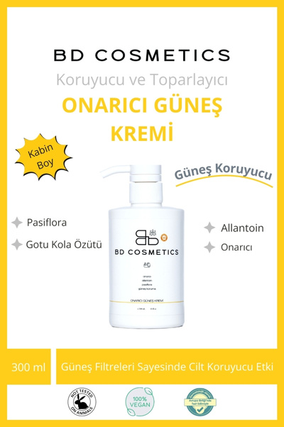 Bd Pharma Bd Cosmetics 50 Spf Onarıcı Güneş Koruyucu Krem 300 ml