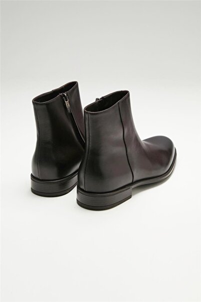 Doucals Kahverengi Fermuarlı Deri Bot