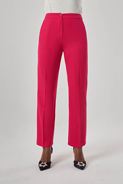 Mizalle Double Basic Fuşya Pantolon