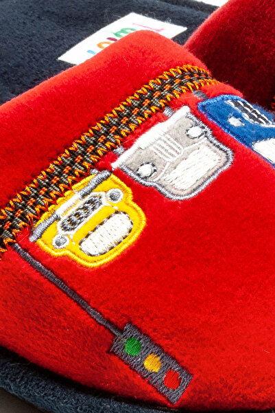 Twigy Red Kata Traffic Children's House Slippers - 30/35