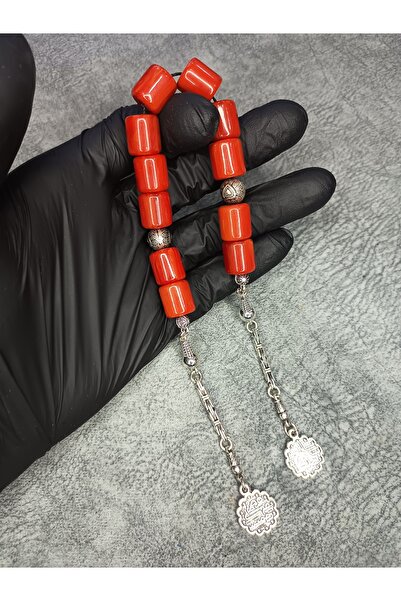 Mos Tespih Zaza Sallamalı Mărgele de rugăciune din chihlimbar de dimensiuni mari