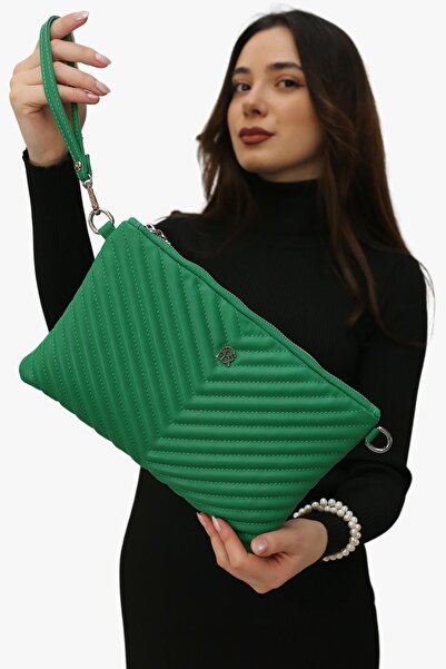 SOSELA 67-6009 Women's Green Portfolio Bag