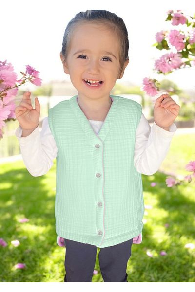 Joyous Mom Kids Top Quality Muslin Baby Vest Organic Muslin Kids Vest Newborn Vest Winter Baby and Kids Vest