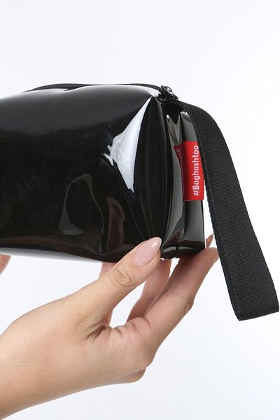 Baghashtag Mini Square Makeup Bag - Cosmetic Bag Mockup