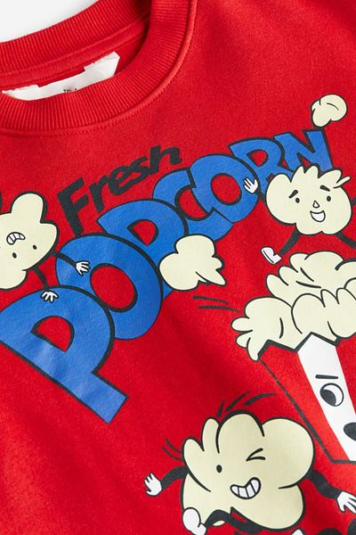 Zeyder Kids Boys' Popcorn Printed Sweatshirt