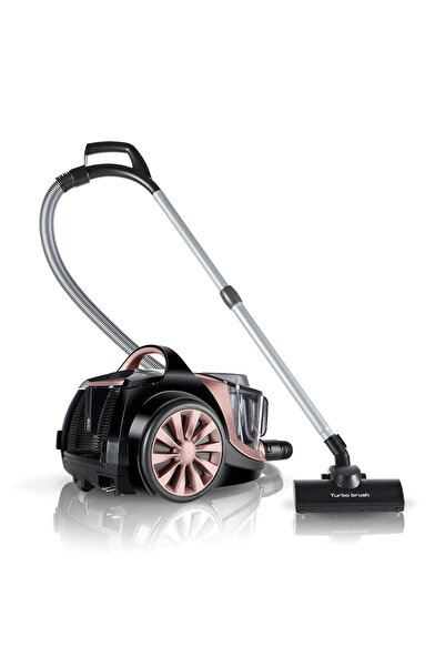 Arnica Tesla Premium Rose Gold Elektrikli Süpürge Turbo Başlıklı, Koldan Kumandalı