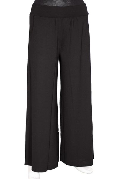 DULE Women's Aymoli Pocketed Unlined Black Trouser Skirt