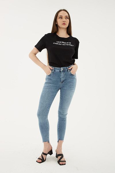 Fashion Friends Pantaloni Denim Albastru