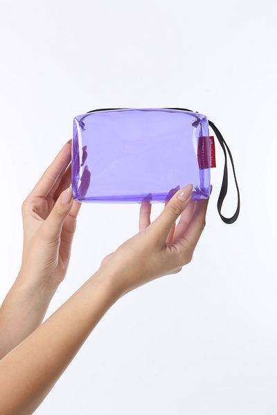 Baghashtag Mini Square Makeup Bag - Cosmetic Bag Mockup