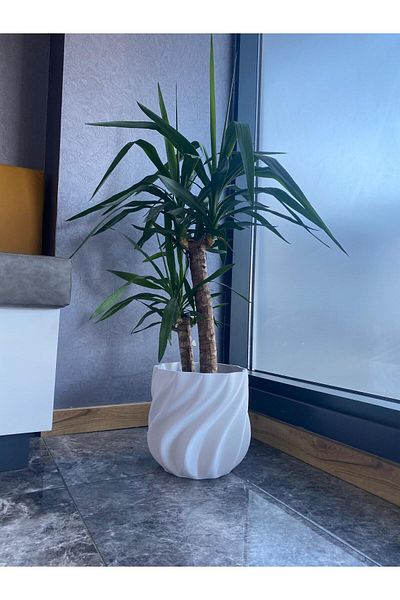 CMHOME Hand Made Modern Decorative Oversized Pla - Indoor and Outdoor Printing Flower Pot