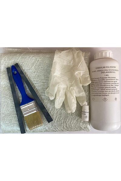 Genel Markalar Fiber Polyester Reçine Tekne Tamir Seti/tamir Kiti 2 Kg