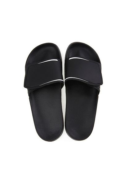 Twigy Men's Black Beach Slippers