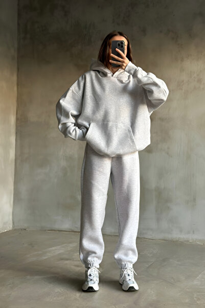 YAKAMEL Yüksek kalite yumuşak kumaş eşofman takımı kalın