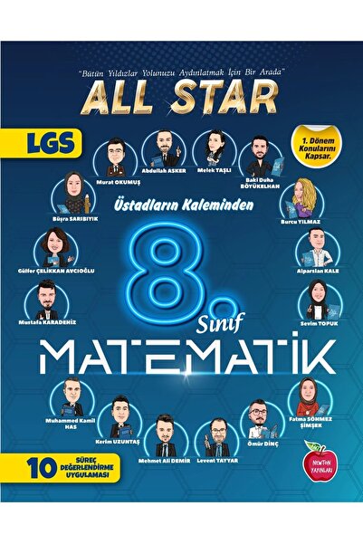 Newton Yayınları 8.SINIF MATEMATİK ÜSTATLARIN KALEMİNDEN 1.DÖNEM 10 SÜREÇ DEĞ...