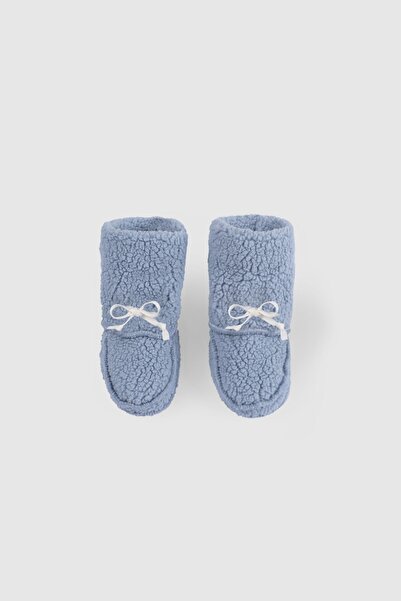 Little Gusto Wellsoft Blue Baby Booties