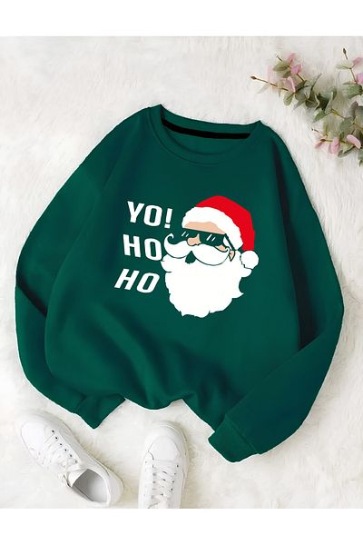 MAGORS SANTA CLAUS - Μακρυμάνικο βαμβακερό φούτερ με κουκούλα 3 κλωστών και ράστερ