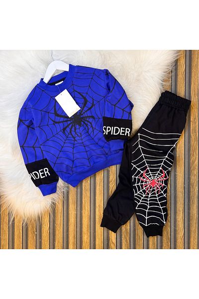yns coolstar Set de pânză sezonieră din bumbac cu imprimeu spiderman pentru băieți