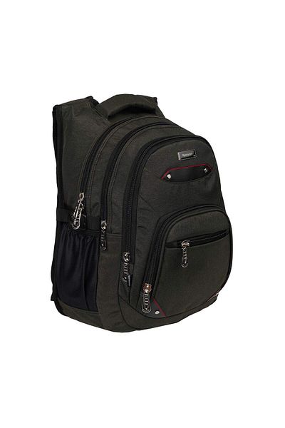 Relaxion Khaki 2225 Waterproof Lined Fabric Backpack