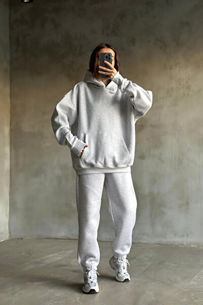 YAKAMEL Yüksek kalite yumuşak kumaş eşofman takımı kalın