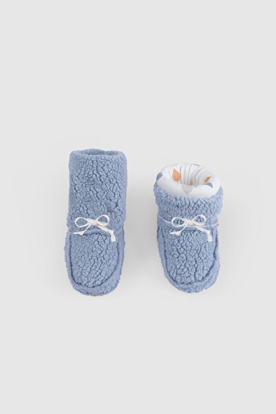 Little Gusto Wellsoft Blue Baby Booties