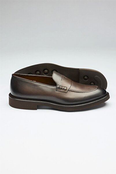 Doucals Kahverengi Deri Loafer