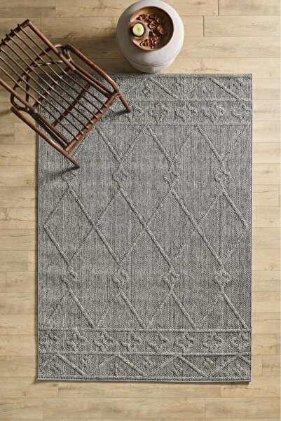 Red Halı İskandinav Tasarım Boho Desenli Gri Halı Salon Halısı Mutfak Halısı ...