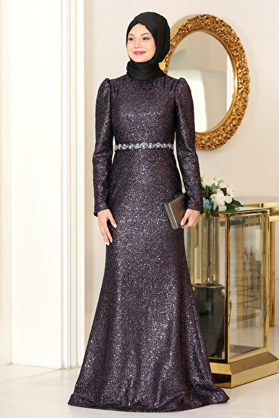 AHUNUR Tesettürde Mutluluk فستان سهرة نهائي