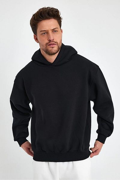 İYİ MODA Fleece Long Sleeve Hooded Fleece