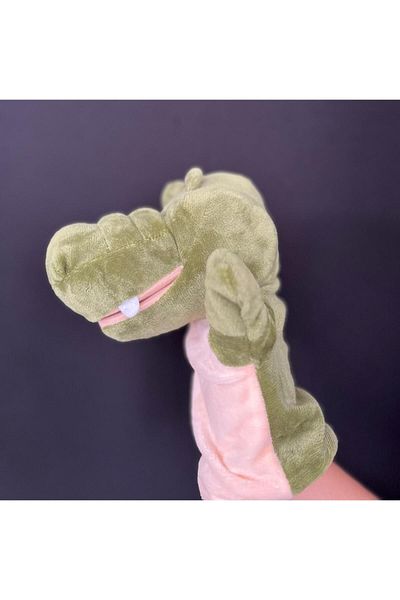 PeriYedi Hand Puppet Crocodile and Giraffe Friends Set of Two Hand Puppet