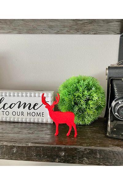 Home 2 Decorative Deer Christmas Ornaments
