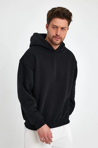 İYİ MODA Fleece Long Sleeve Hooded Fleece