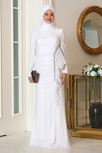 AHUNUR Tesettürde Mutluluk Zühre Hijab Evening Dress