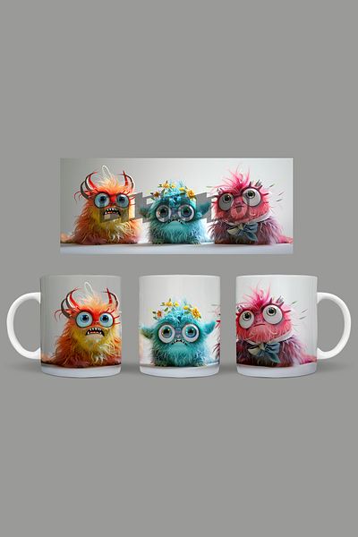 Fizello Cute Baby Monsters - Cute Baby Monsters Mug