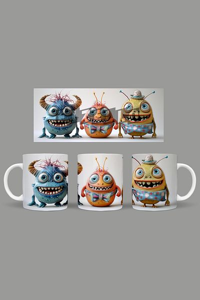 Fizello Cute Baby Monsters - Cute Baby Monsters Mug