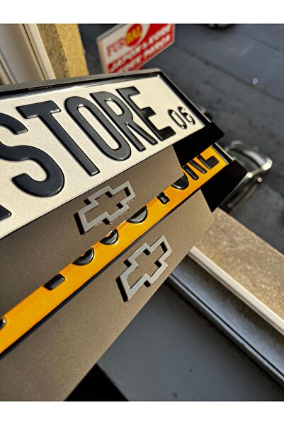 BMASTORE06 CHEVROLET MAT Model Pleksi Plakalık (1Çift,2Adet)