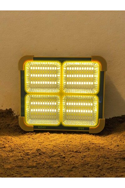 urzsmell 400w 6400k Taşınabilir Şarjlı Solar Projektör Yl71-0409-s Solar Pane...