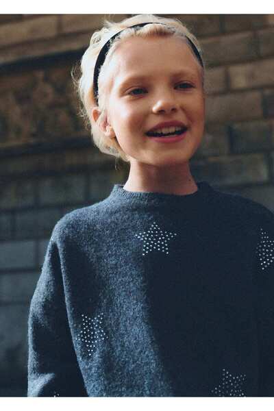 MANGO Kids Yıldızlı Örgü Kazak